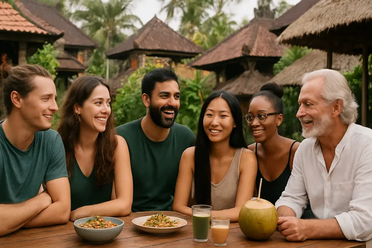 De internationale gemeenschap in Ubud